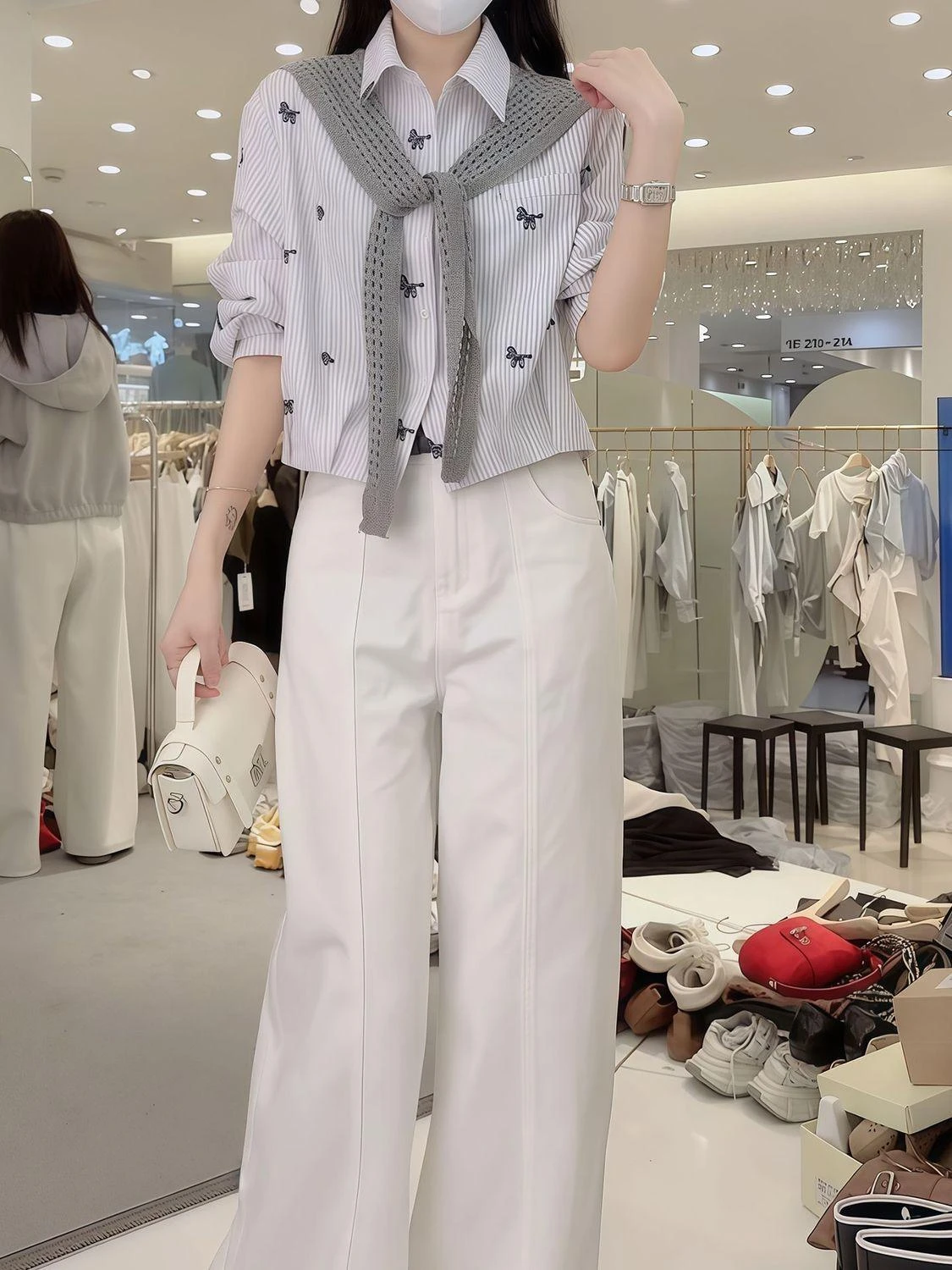 

Fashionable Long Sleeve Women's Set Casual Style Spring 2026 High Waist Breathable Comfortable Two-Piece Ensemble