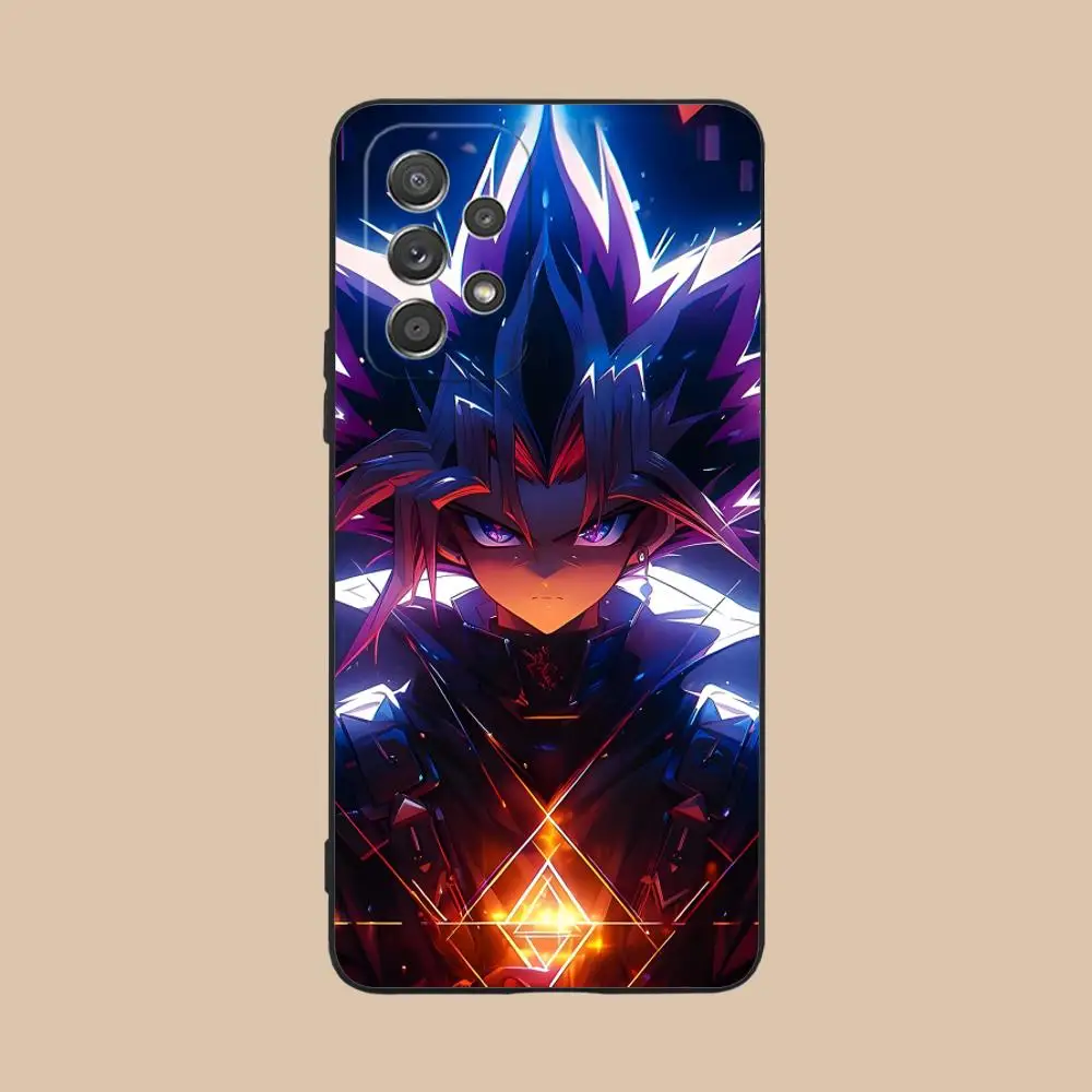 Yugioh يامي يوجي قضية الهاتف المحمول لسامسونج غالاكسي M55 54 42 35 34 33 32 23 22 15 14 13 12 F55 5G غطاء ملون جميل