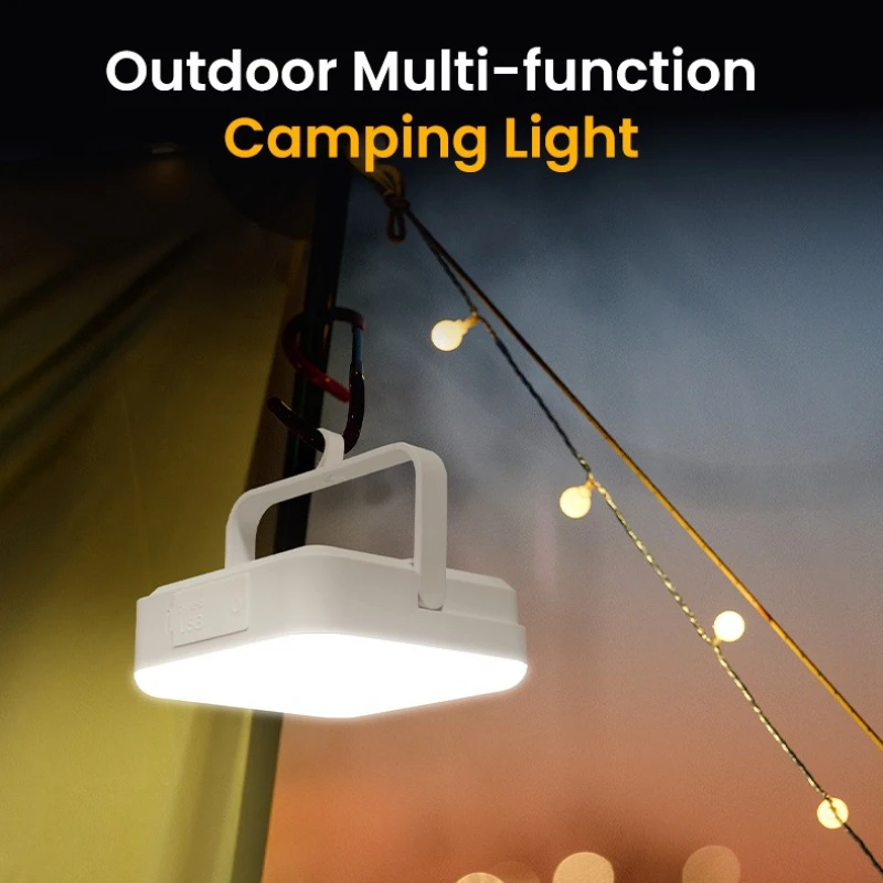

Portable Camping Lantern USB-C Rechargeable Tent Light 3600mAh Super Bright Emergency Lamp with Power Bank Function For Outdoor