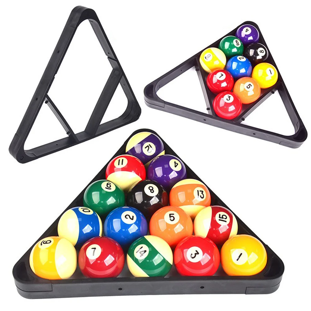 

Plastic Durable Billiard Ball Storage Rack For Home Party Club Triangle Pool Table Accessory Snooker Fixing Frame