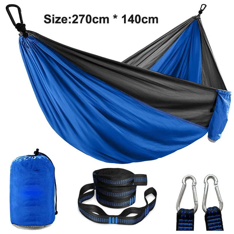 

Portable Nylon Parachute Fabric Single and Double Size Outdoor Camping Hiking Garden Hammock