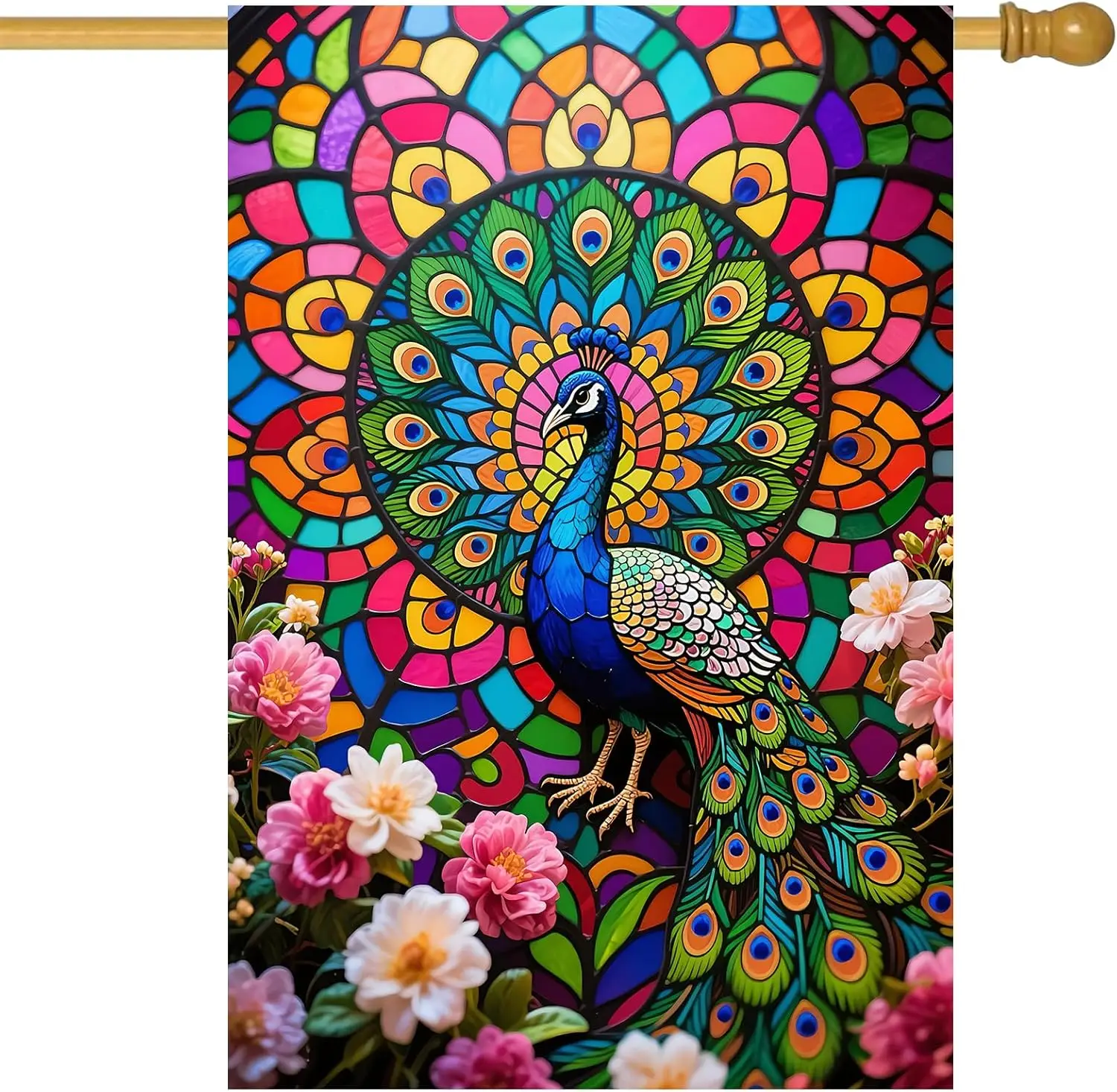 Peacock House Flag … - image