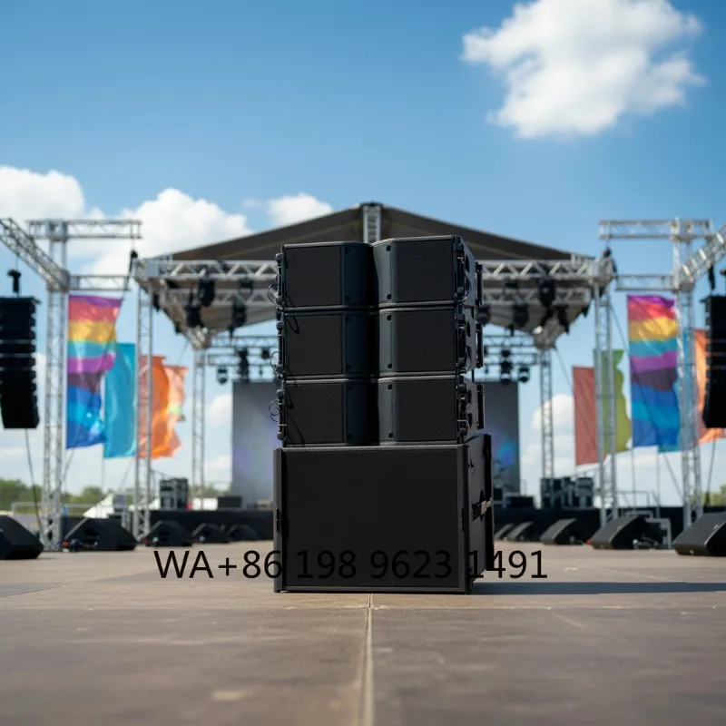 

Dual 8 Neodymium Birch Active Line Array Speaker 18 Inch 600W 1000W Stage Audio Outdoor Live Equipment