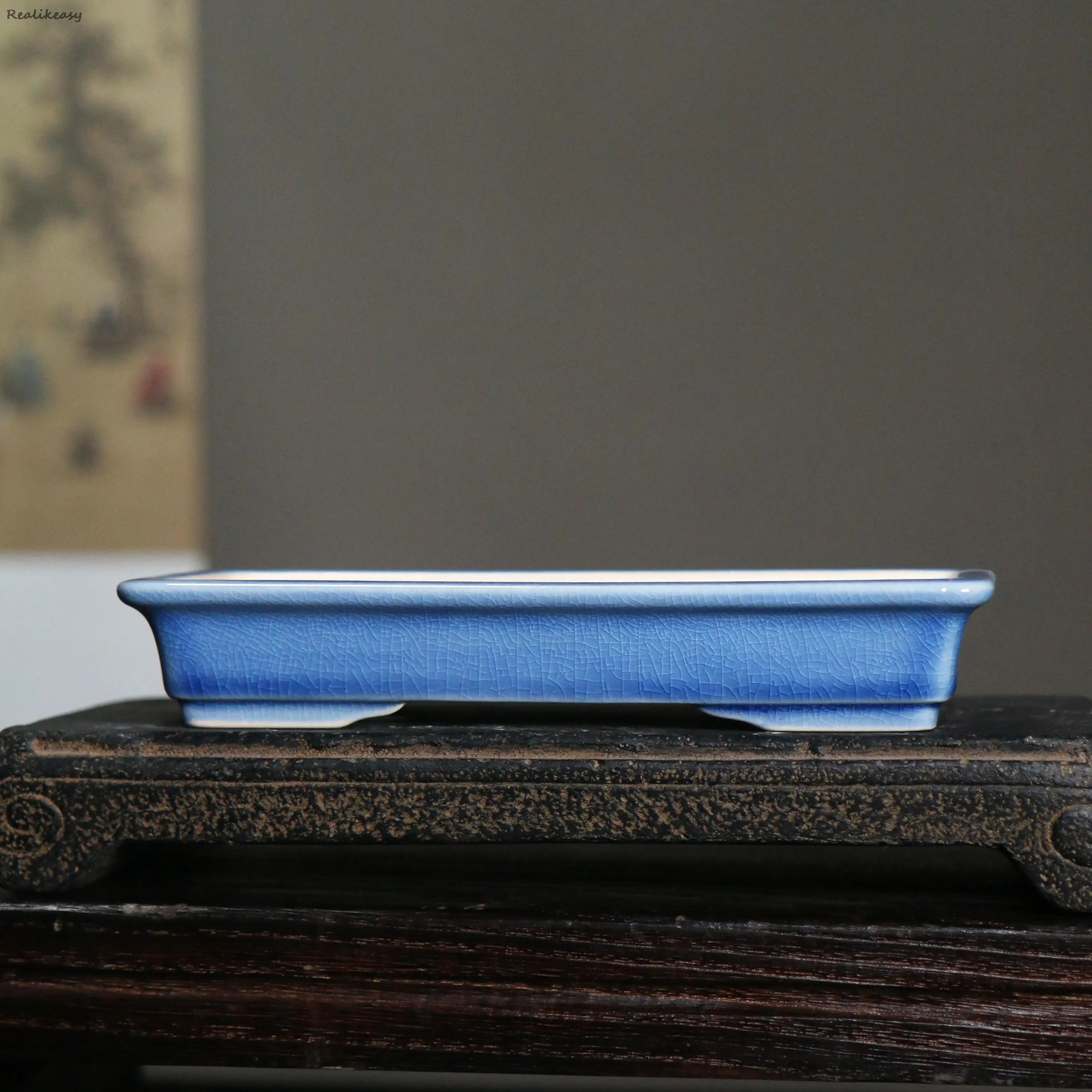 

Solid Color Purple Sand Flower Pot Ceramic Bonsai Pot Desktop Chinese Flower Pot Succulent Flower Pot Home Decoration 1PCS LC488