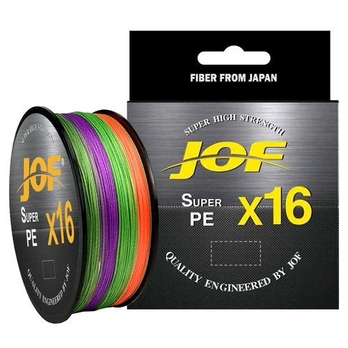 Imagen 2 del producto Línea de pesca fuerte X16, 300/500m, 16 hebras, alambre de PE trenzado hueco, línea de pesca multifilamento, alambre de pesca con mosca de carpa 25-161LBS