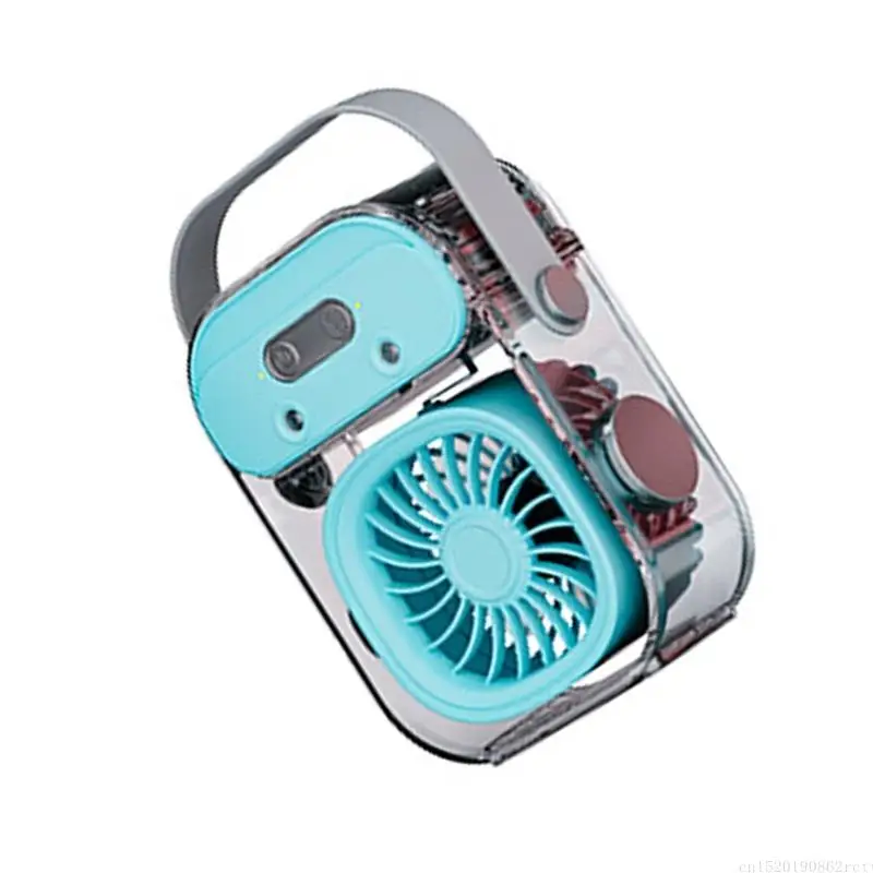 D5BB Mini USB Fan With Water 3 Speed Quiet Motor Portable Desk Chiller For Office