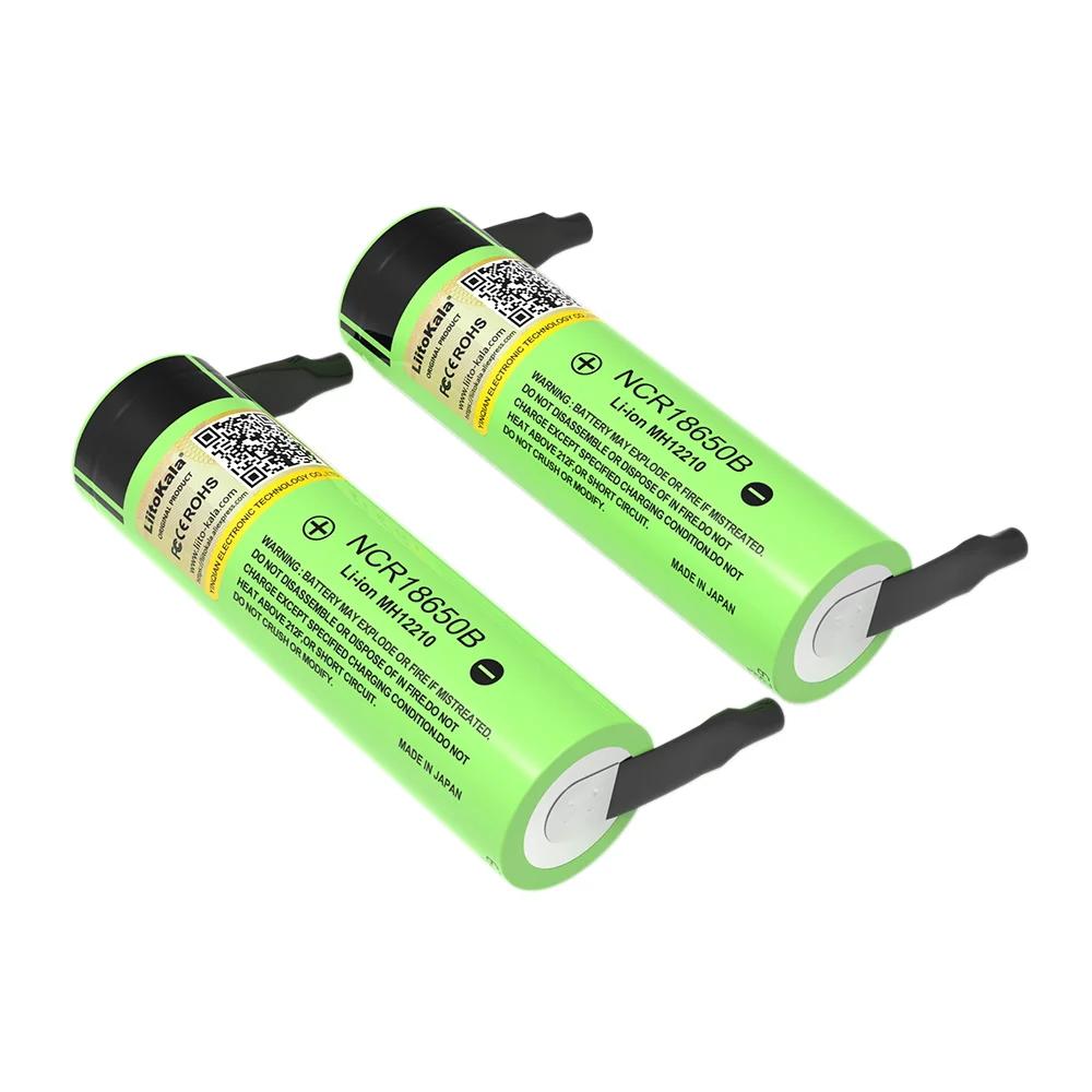 LiitoKala Oryginalny akumulator litowy NCR18650B 3,7 V 3400 mAh 18650 z bateriami niklowymi