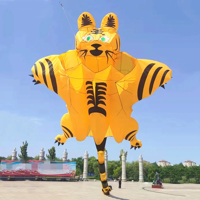 

free shipping 12m large tiger kite flying soft kites for adults professional outdoor toys giant octopus kite inflatable toy koi