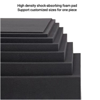50x30cm High Density Foam Pad Toolbox Shock-Absorbing Sponge Sheet Hard Flight Case Shadow Foams Toolkit Tools Organizer 45x35cm