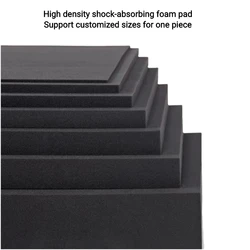 50x30cm Hoge Dichtheid Schuim Pad Gereedschapskist Schokabsorberende Spons Vel Harde Flight Case Shadow Foams Toolkit Gereedschap Organizer 45x35cm