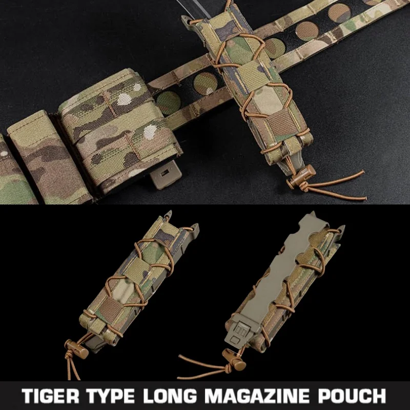 

Tiger Long Mag Pouch | Adjustable Extended Rifle Magazine Carrier | For Camping Adventure Accessories
