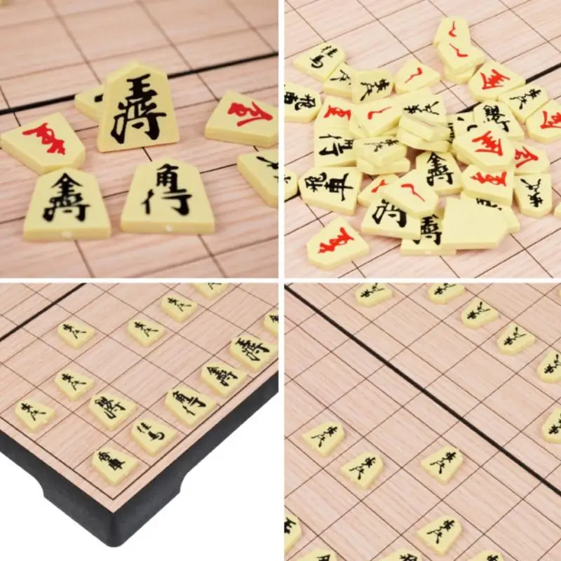 92ME Foldable Japanese Chess Game Board Game Intelligence Toy Japan Shogi