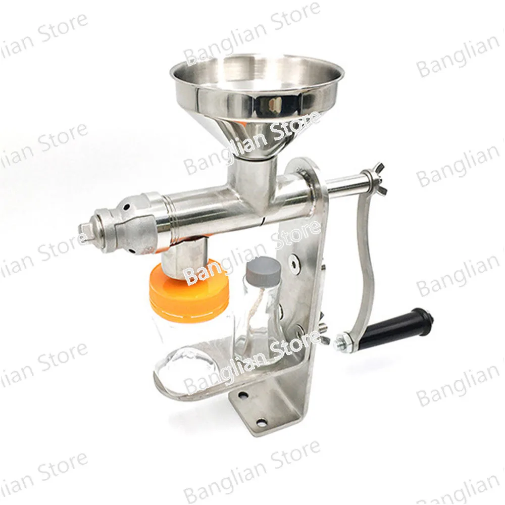 

Small Manual Home Use Oil Presser Sunflower Seeds Manual Oil Extractor Rosehip Canola Peanut Oil Making Machine