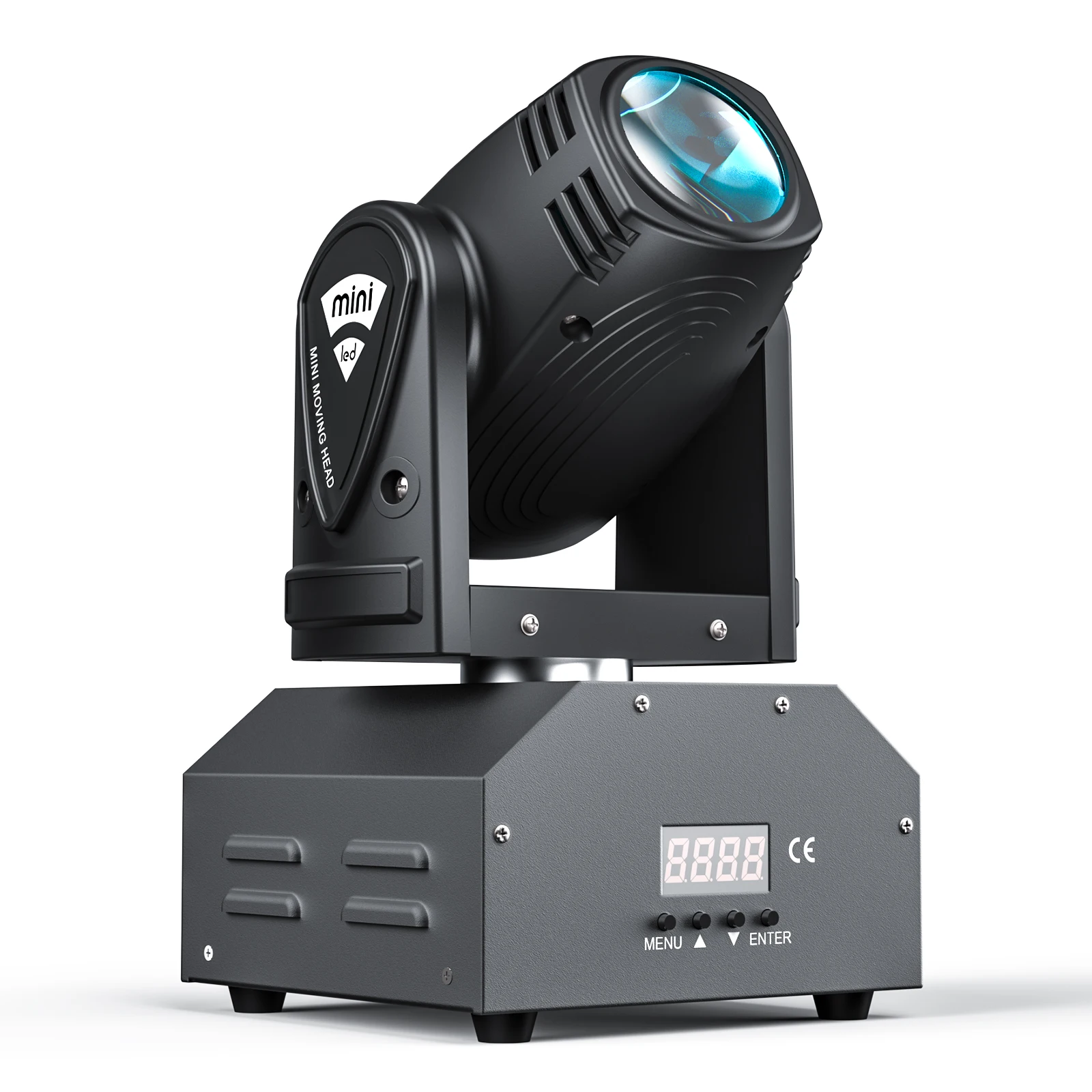 U'King 100W Strahl Moving Head Licht Mini RGBW 4IN1 LED Strahl Bühne Licht DMX512 Sound Aktiviert wirkung für DJ Bar KTV Disco Party