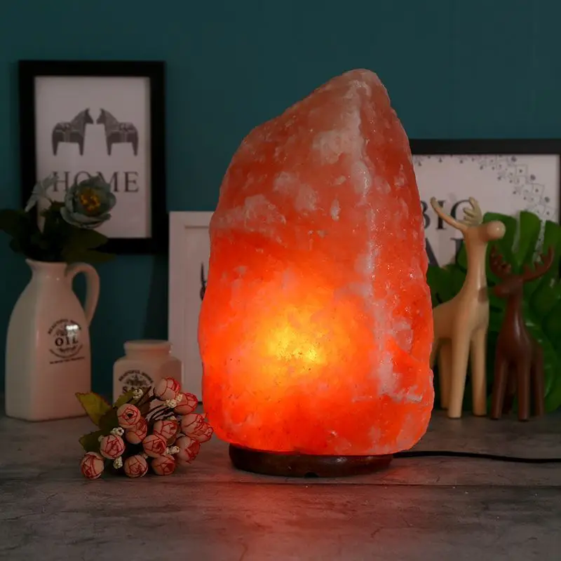

Гималайская соль, настольная лампа, домашняя зарядка, кристалл, креативная натуральная розовая соль, руда, украшение для спальни, изголовья кровати, ночник