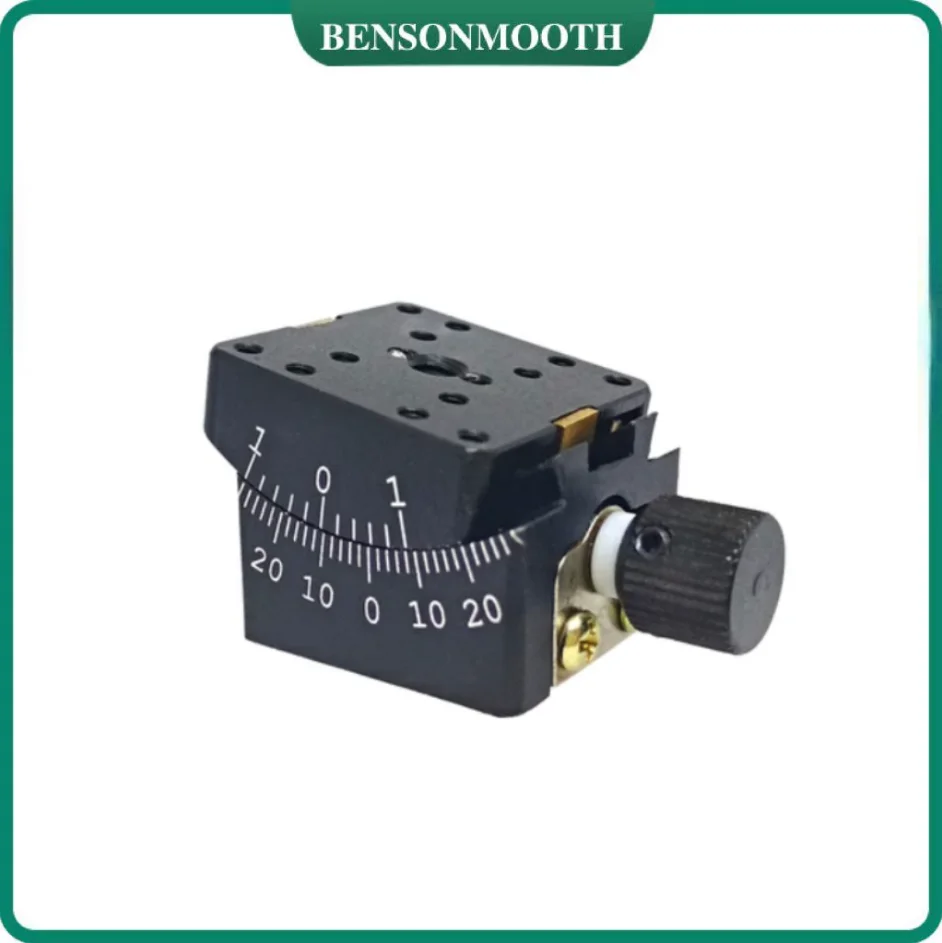 Manual Goniometer Stage Dovetail Platform Precise Optical Sliding Table 25x25mm