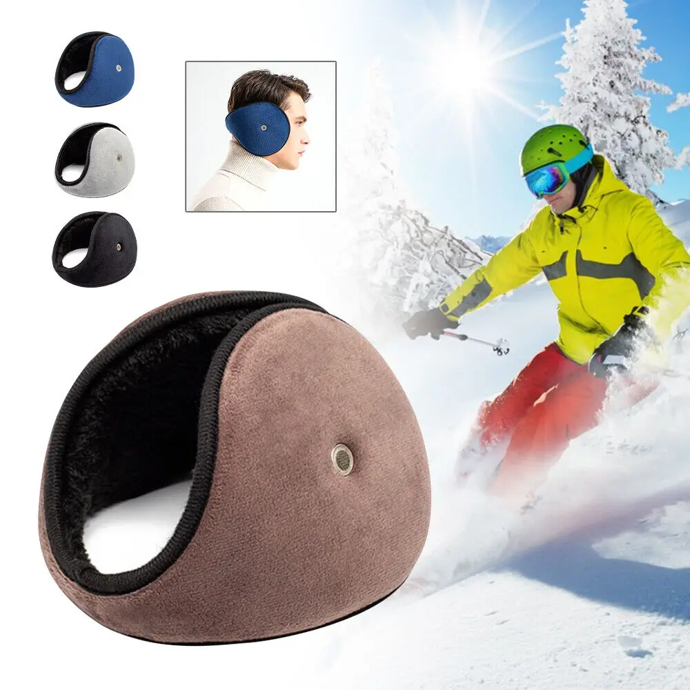 With Loudspeaker Hole Warm Earmuff Comfy Cosy Soft Ear Muffs Fuzzy Plush Earmuff For Snowboarding New 2024