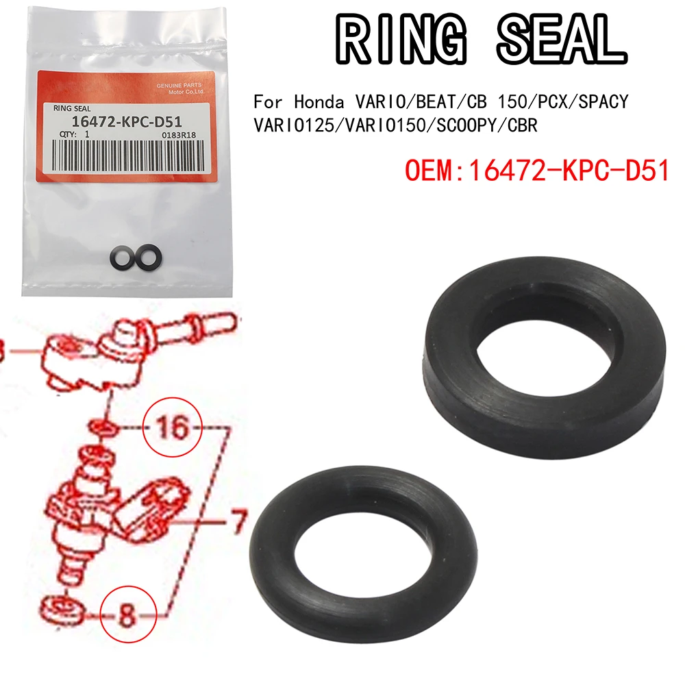 Oil Seal OEM 16472-KPC-D51 For Honda Keihin BEAT/CB 150/PCX/RS150/Wave110i/SPACY/VARIO125/150/SCOOPY/CBR/EX5/DREAM/FUTRE/DASH