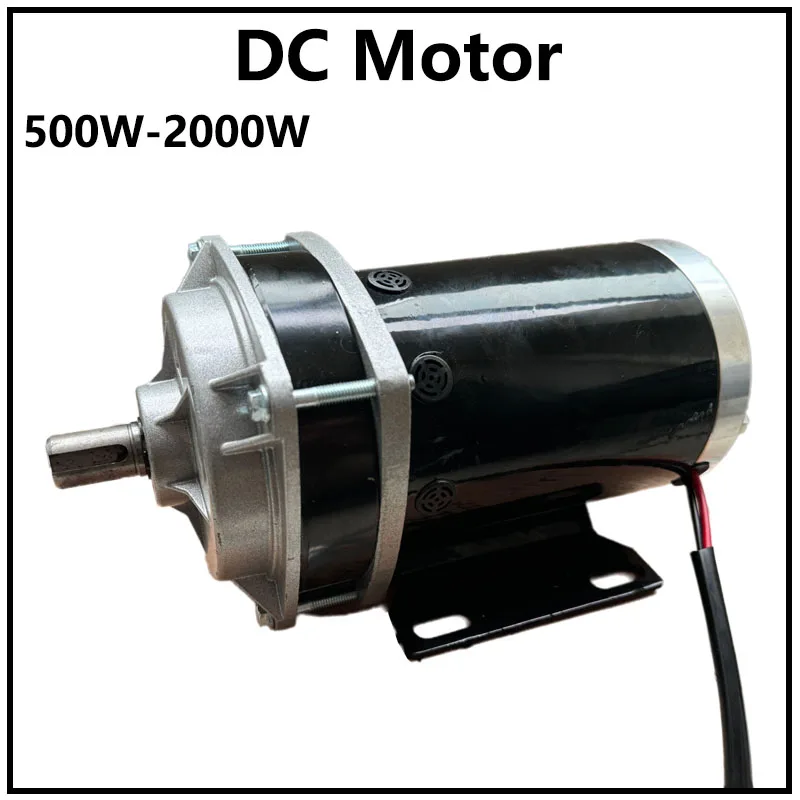 1000W DC Motor Permanent Magnet Motor Micro Brushed Motor Brushed High Permanent Magnet 500RPM Gear Electric Motor