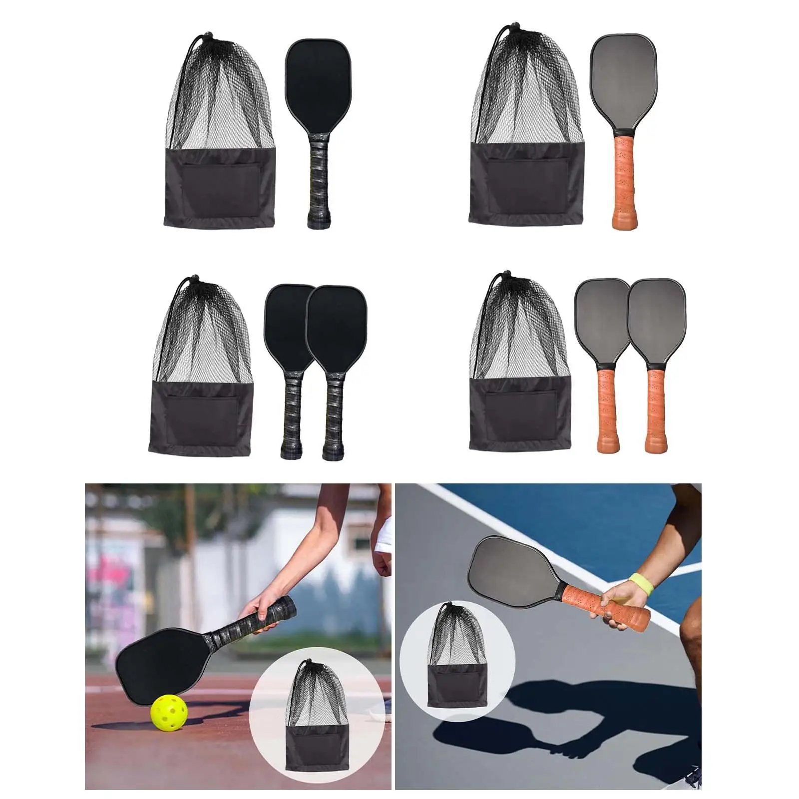 

Pickleball Paddle Multiuse Supplies Lightweight Wear Resistant Pickleball Racquet for Playing Practice Indoor Home Beginners