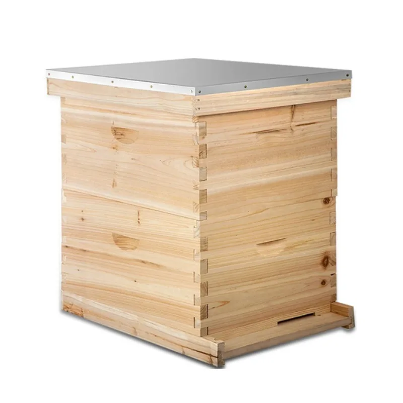 Unassembled wooden beehives 5-frame beehives for environmentally friendly polished multi-layer beehives in bee farms