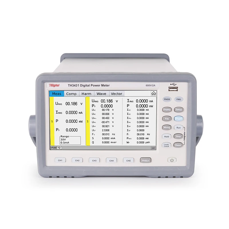 Tonghui TH343X TH344X series multi-channel digital power meter Power Electric Tester TH3431 TH3433 TH3434 TH3441 TH3443 TH3444