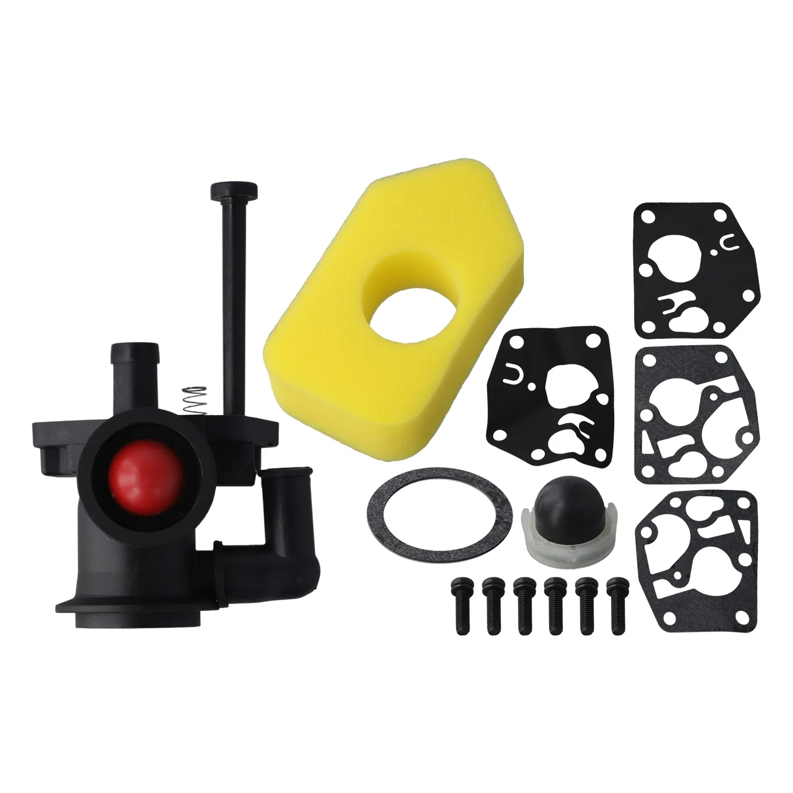 Carburetor Designed to Fit Various Lawn Mower Brands Including Model Numbers like For 499809 & Others with Essential Parts