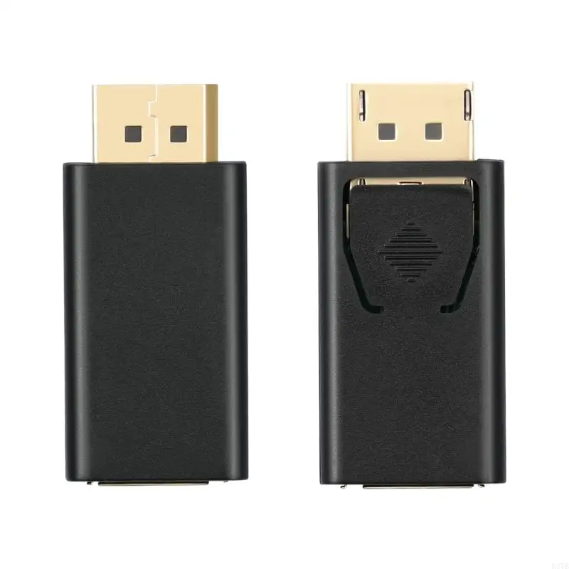 H37B DP1.2男性から女性拡張アダプターディスプレイポートコンバーターサポート4K 144Hzビデオ信号伝送コンピューター