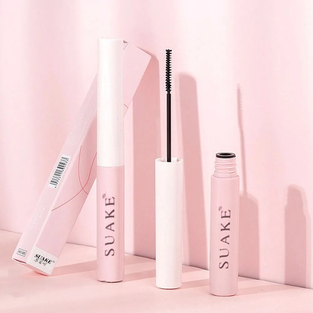 جديد حليقة سميكة فائقة غرامة ماسكارا مقاوم للماء إطالة رمش ماسكارا غير لطخة براون الطبيعية Sweatproof ماسكارا للمبتدئين #3