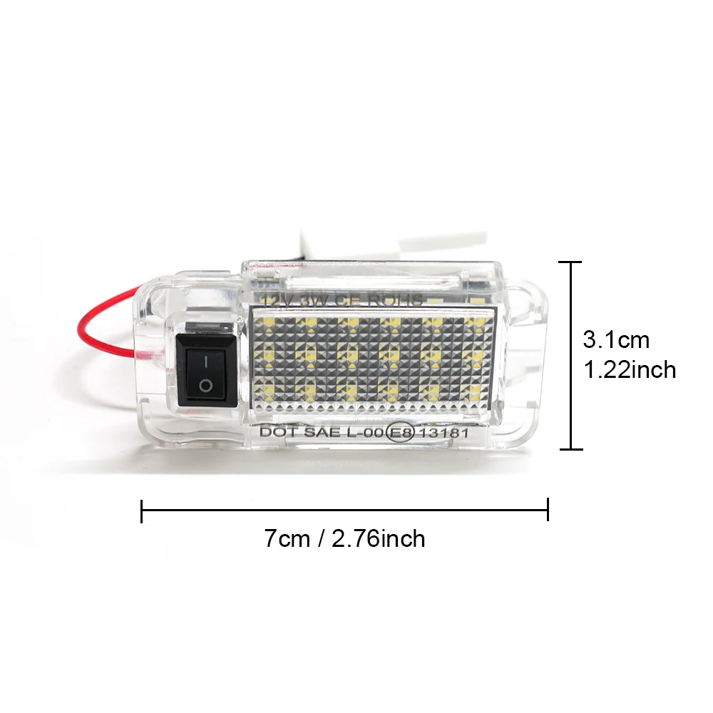 For Lexus ES300h LS500h 50 LC500h Convertible UX200h UX250h UX300 10 Series LED Trunk Lights Luggage Compartment Interior Lamp