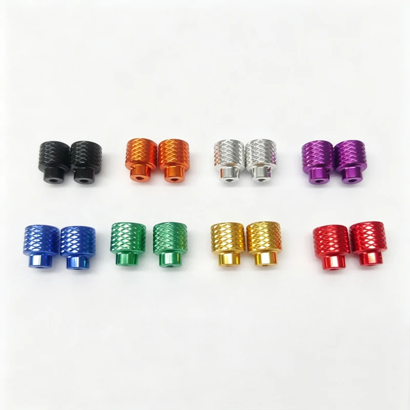 2PCS Multi‑Color Knob 2.5mm Hole Diameter Rotary Control Cap DIY Modification Part for Racing Simulator Steering Wheel Encoder