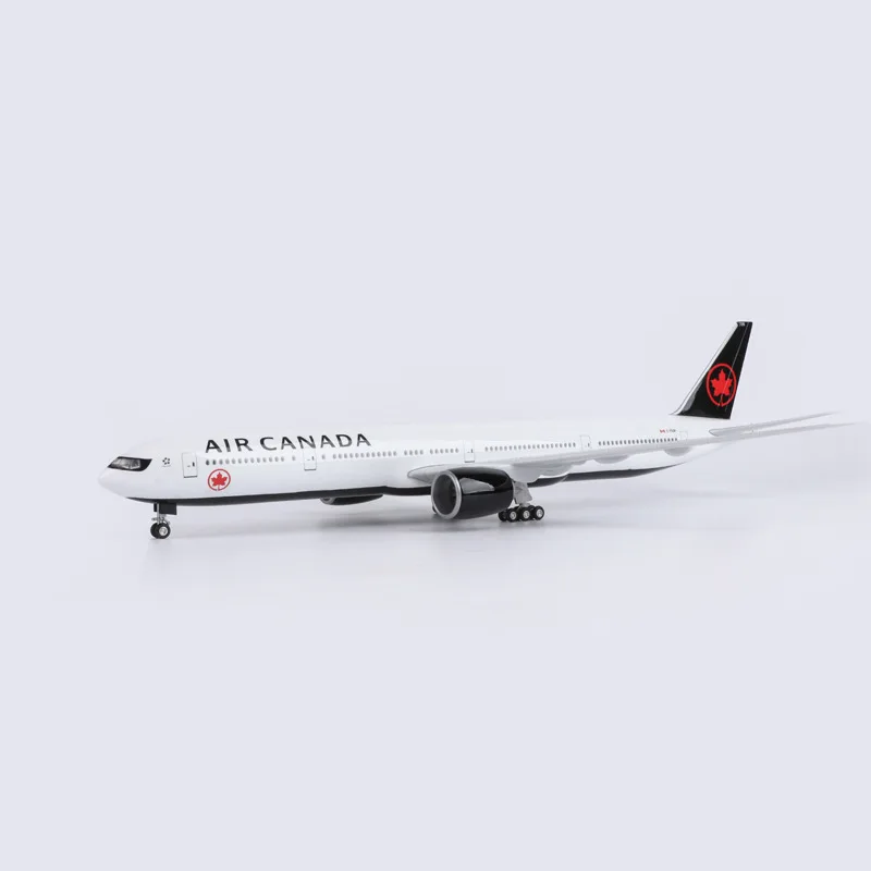 Diecast Model Airplane Scale 47CM Plane 1/157 B777 Air Canada Airlines Aircraft Model Resin Airplane For Holiday Decorations
