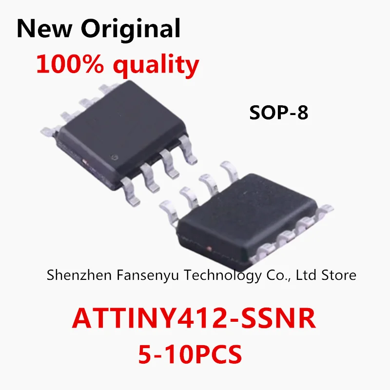 

(5-10piece)100% New ATTINY412-SSNR ATTINY412-N ATTINY412 TINY412 sop-8 Chipset