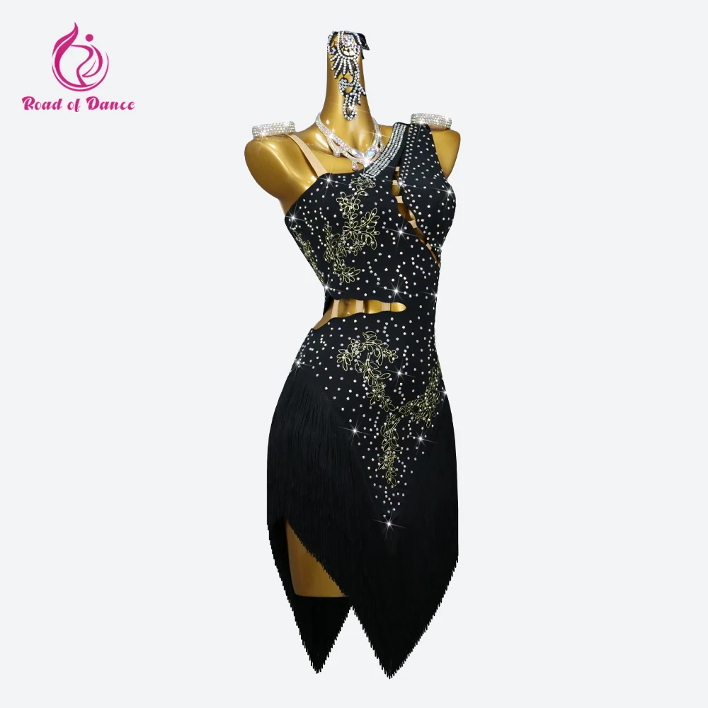 2026 Women's Party Dresses Female Latin Dance Suit Girls Prom Competition Skirt Sports Costume Evening Ballroom Performance Wear
