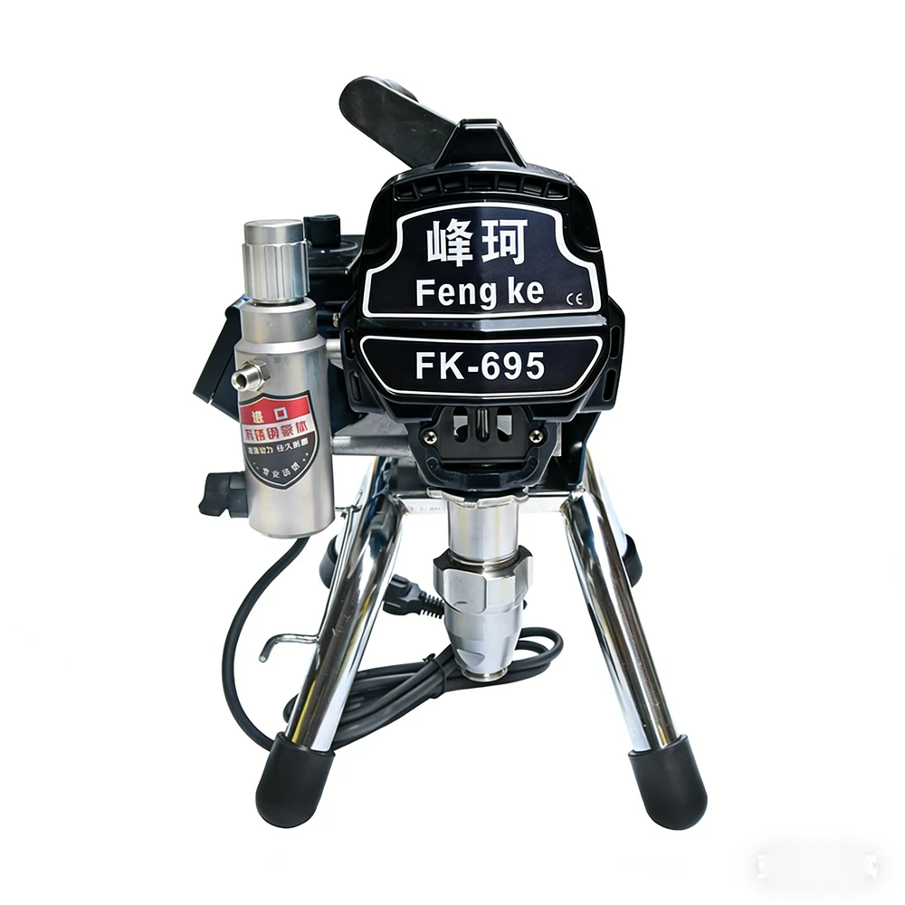 Profesional Electric  Airless Paint Spray Gun 2800W 2.8Min/L PISTON Pump Wall Oil Painting Machine 695 With Brushless Motor