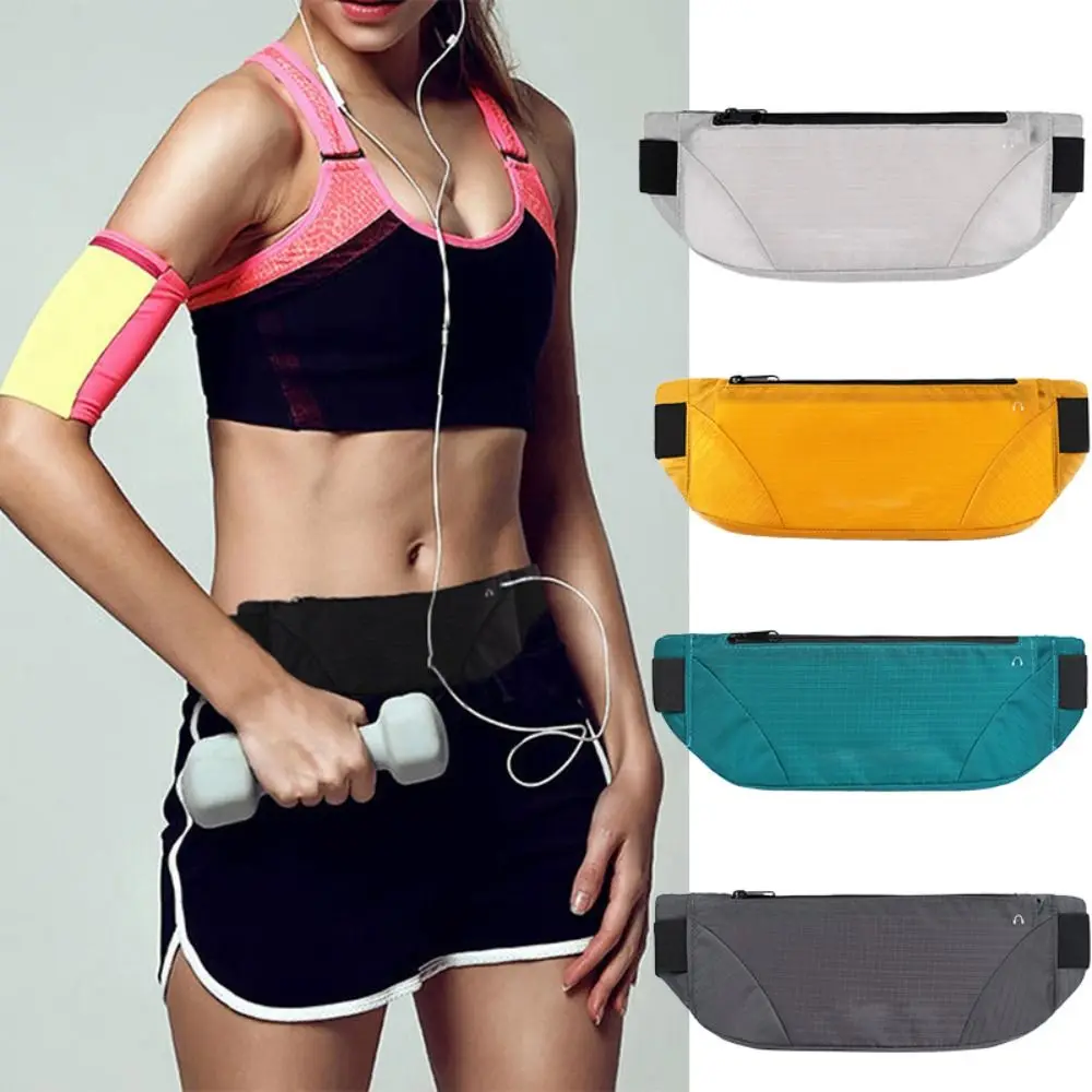 Lightweight Women Men Running Bag Fashion Nylon Breathable Phone Belt Pouch Waterproof Fanny Packs