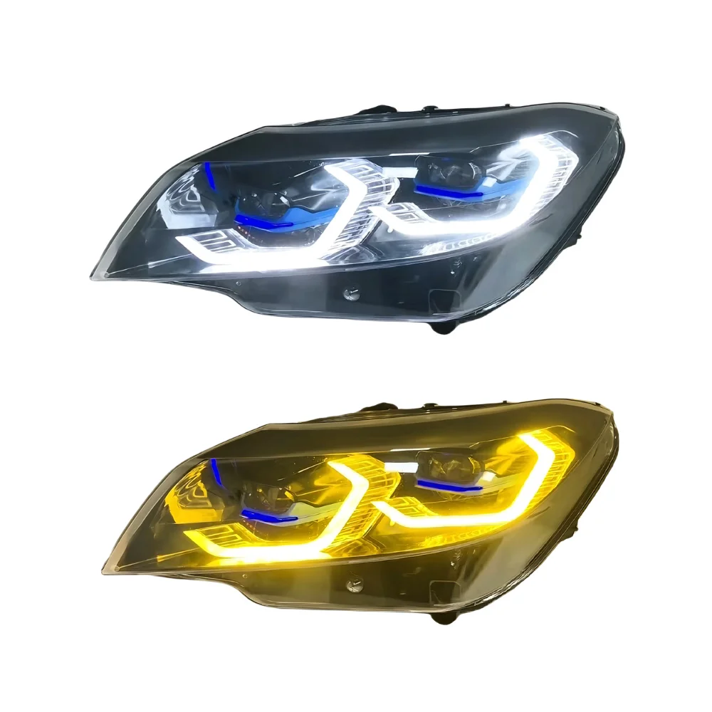 

E89 2009-2016 Z4 Dual Color Version Yellow And White Upgrade Headlights LED DRL Head Lamp Accessories For BMW