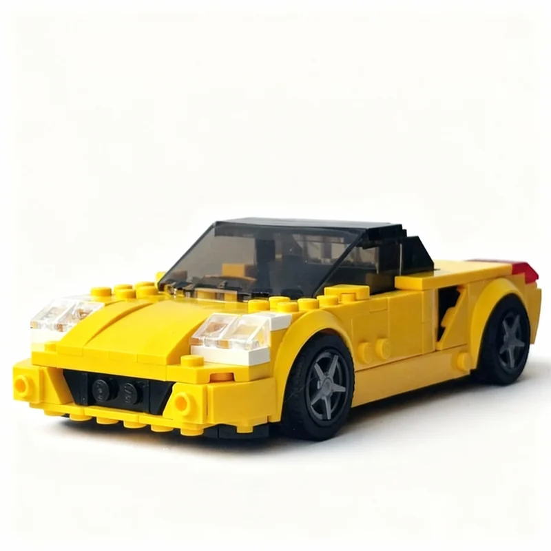 

260PCS MOC City Champions Super Car MR2 ZZW30 Model Technology DIY Creative Assembly Building Blocks Display Birthday Gift Set