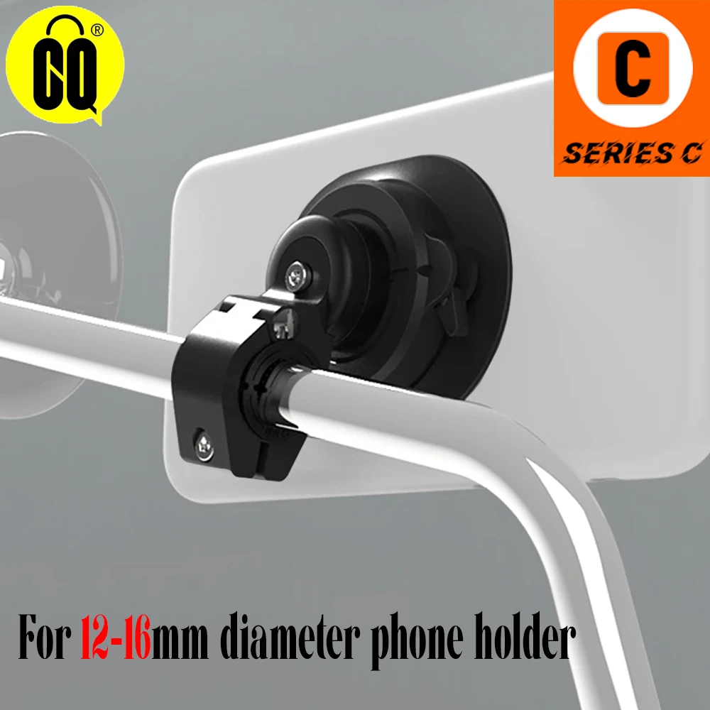 phone holder Suitable For 12-16mm diameter,Motorcycle Mirror Mount with Quick Release Clip Bike Phone Stand Rearview stand