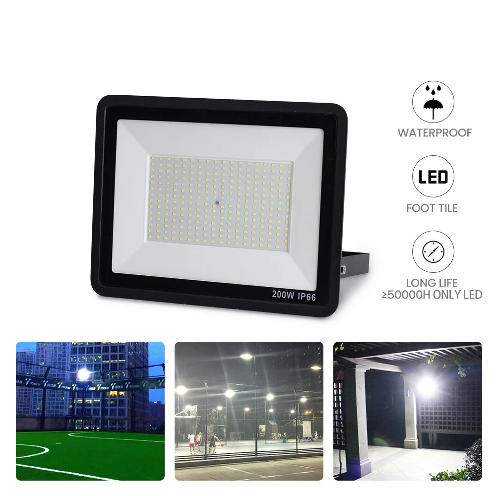 

Led Floodlight 10w 20w 30w 50w 100w 150w 200w waterprood outdoor lamp Lighting AC185-265V