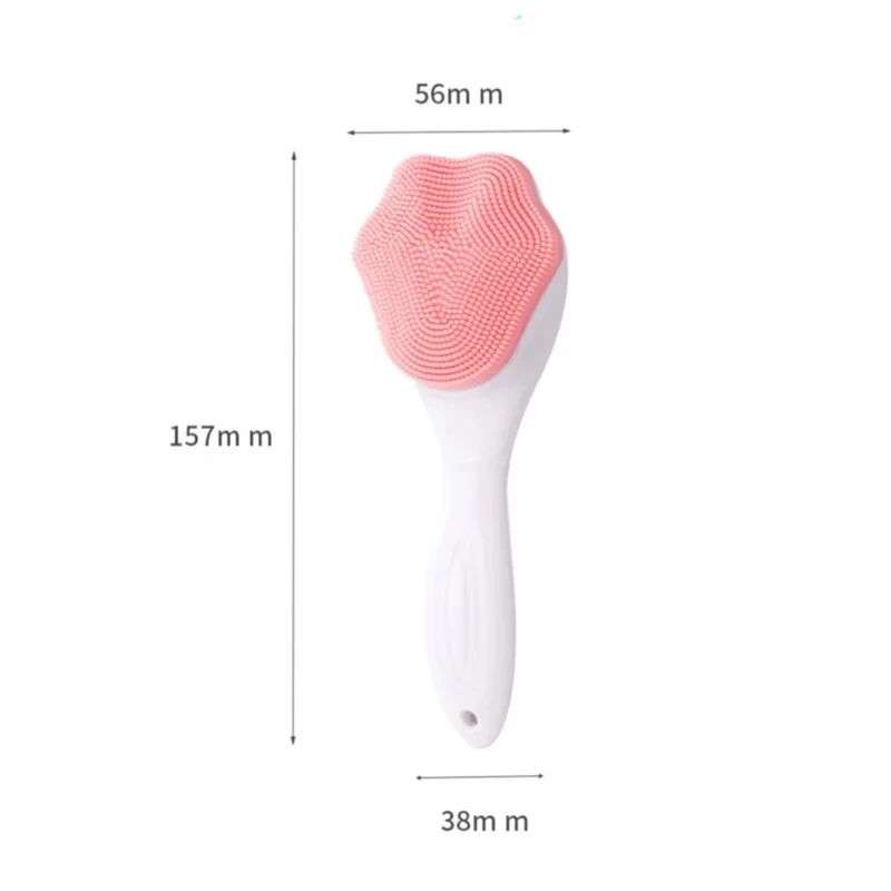 1pc Cat Claw Shape Manual Facial Cleansing Brush Gentle Soft Face Wash Brush Handheld Silicone Face Scrubber Exfoliator