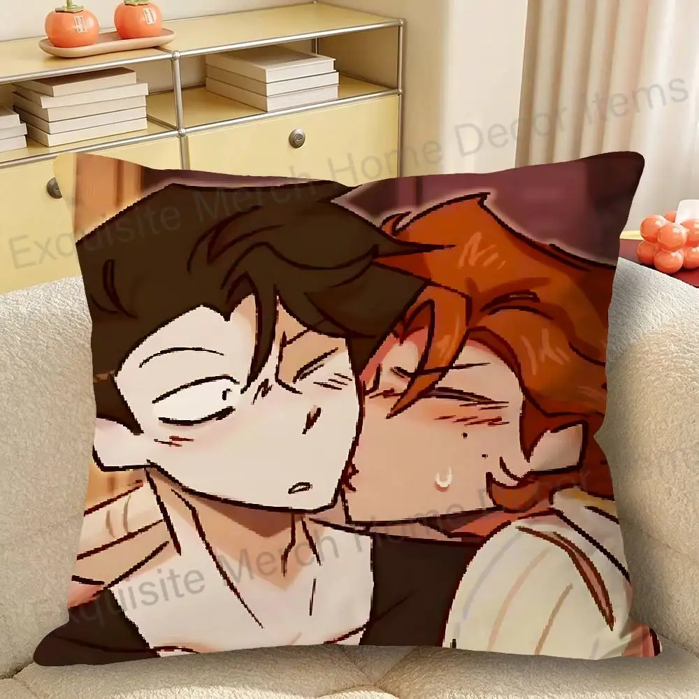 D-Dead P-Plate Vincent Rody Anime Celebrity Merchandise All-Match Printed Pillow Case Sofa Car Office Room Decoration Protector