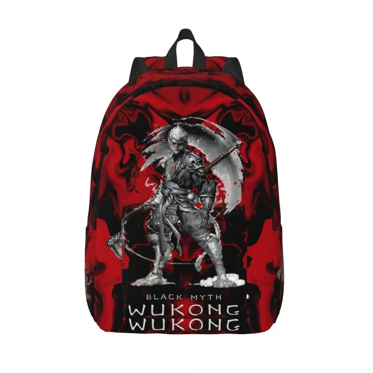 Fashionable 2024 The Most Popular Game Knapsack Travel Zipper Closure Black Myth WuKong For Boy Girl Bookbag Birthday