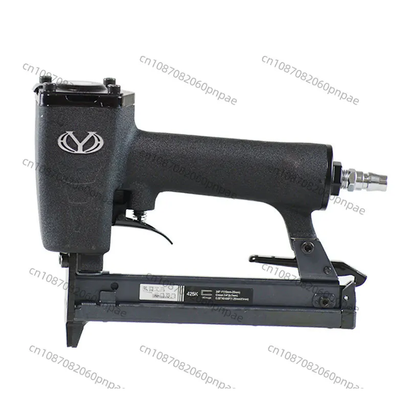 

Pneumatic Nail Gun Woodworking Iron Woven Rattan Furniture Aluminum Tube 6MM Narrow Crown Stapler Rivet Tool 10-25MM Nail 425K