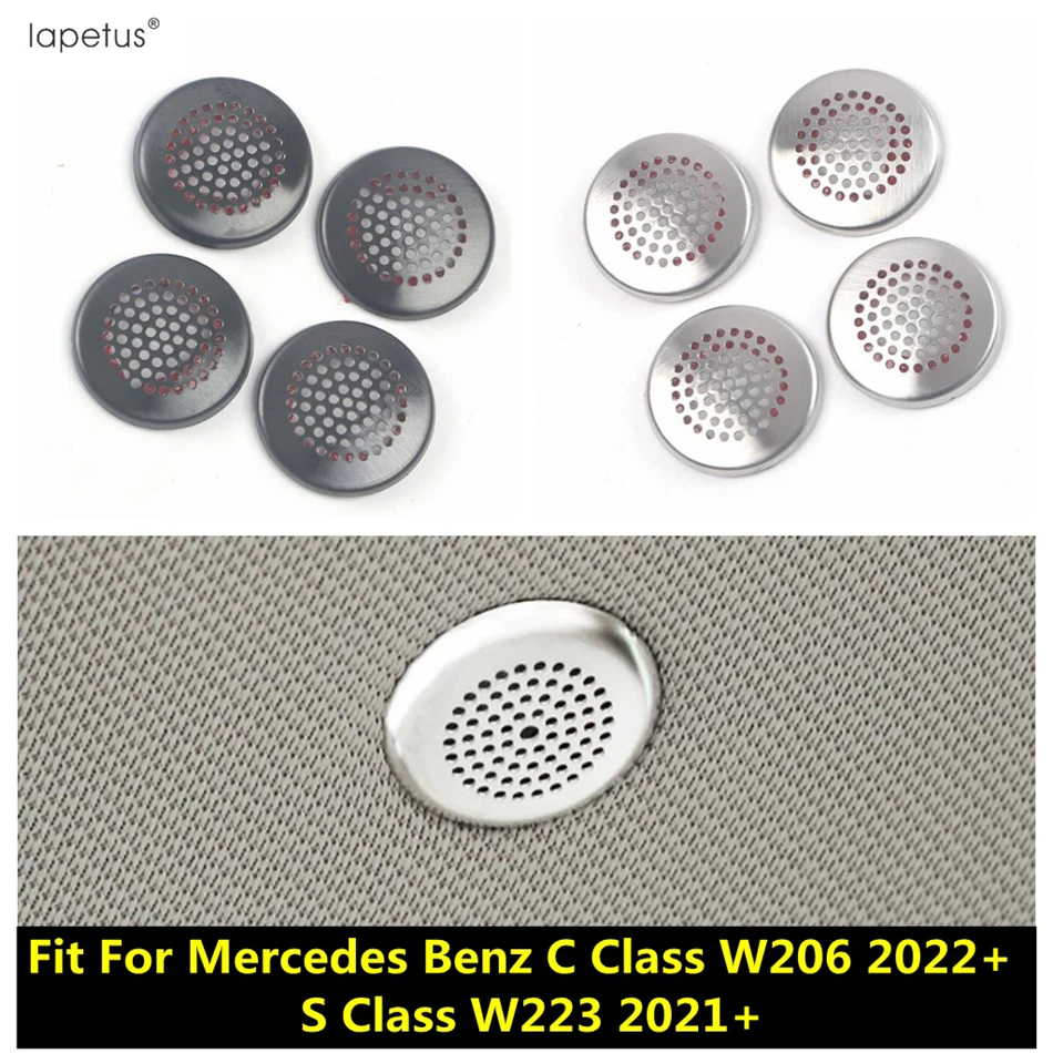 

Car Roof Microphone Speaker Ring Circle Cover Trim Accessories Fit For Benz C Class W206 2022 - 2024 / S Class W223 2021 - 2024