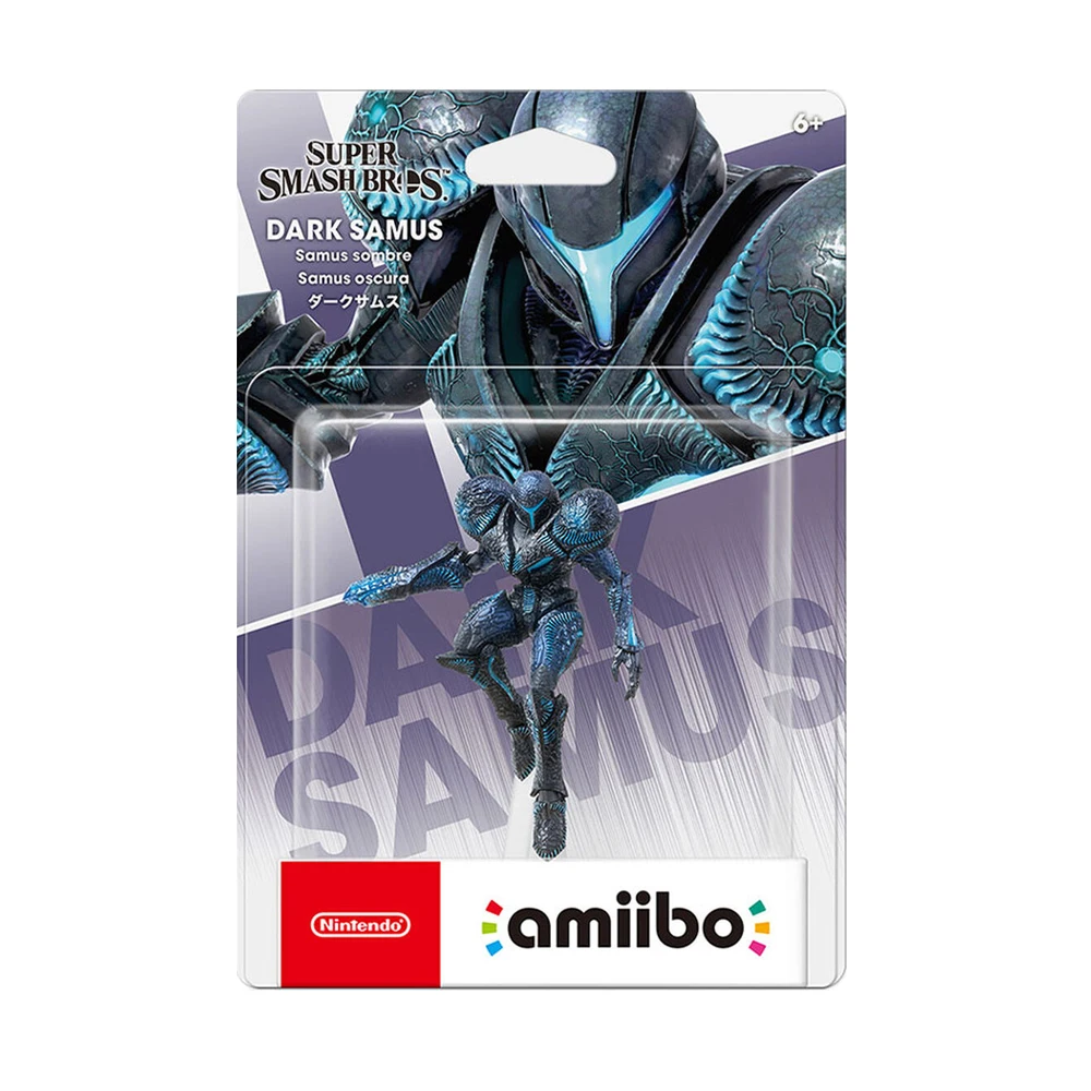 Nintendo Switch Amiibo Dark Samus (Super Smash Bros.) Figure Metroid For NS Wii U Asia Version Region Free