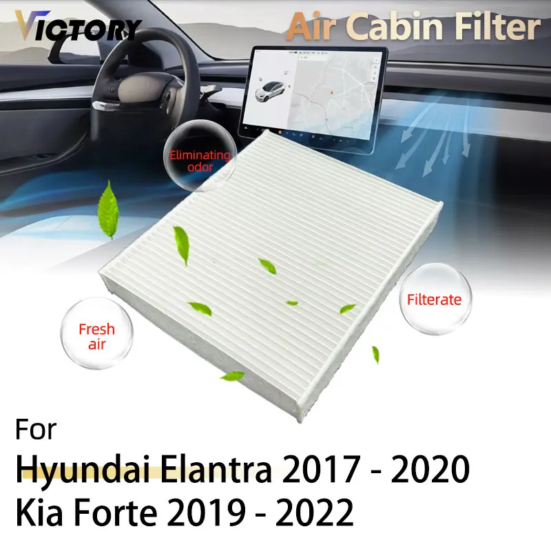 For Hyundai Elantra Avante AD Kia Forte Forte5 BD Cerato Kia Rio YB PM2.5 Air Conditioning Filter Activated Carbon 97133-F2000