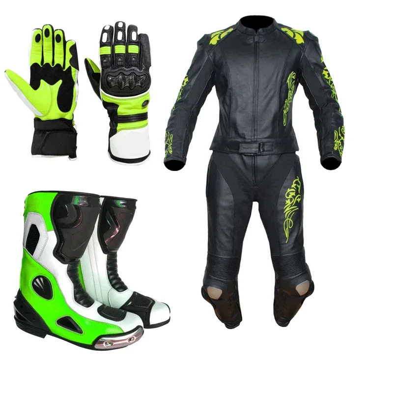 Racing Leather Motorcycle Suit Customized High Quality Design Men Motorcycle Summer Leather Suit