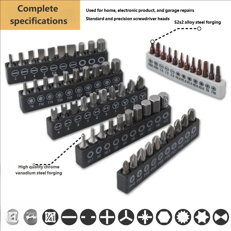 78Pcs For Garage Workshop  Multifunction Ratcheting Screwdriver Set With 1/4 Inch Socket And Handle tool chest