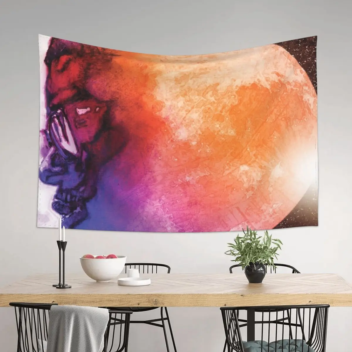 

MAN ON THE MOON ALBUM COVER Tapestry Bedroom Decor Room Decorations Aesthetic Decoration Pictures Room Wall Wall Deco Tapestry